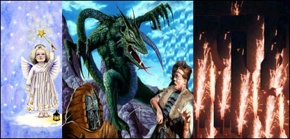 پری، ديو، ضيا و شمع ها