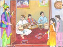 لالو ماما او ماشومان د رباب غږ اوري