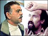 داوود ميرباقری (راست) و مهدی فخيم زاده