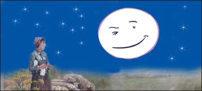 شپون چې له سپوږمۍ سره خبرې کوي.