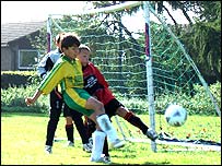 Fleckney Athletic on the attack