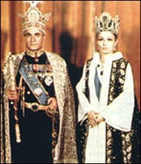 محمدرضا شاه و ملکه