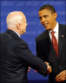  باراک اوباما اور جان مکین