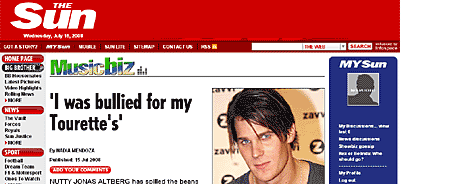 Basshunter in the Sun (copyright News International)