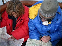 Checking the route
