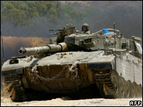 Gazze'de İsrail tankı