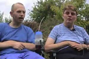 John and Hazel's Japanese garden lets them forget about the difficulties of everyday living.