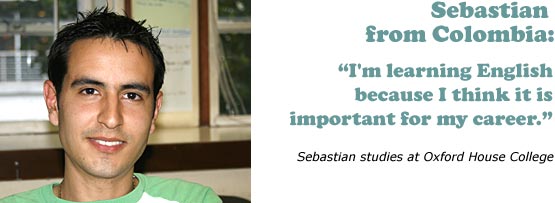 Grammar challenger Sebastian from Colombia