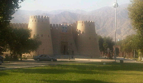 A castle in Hodjent, Tajikistan