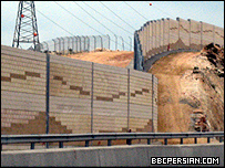 دیوار حائل در کرانه باختری