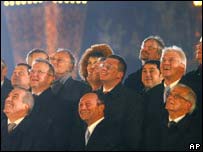 Comemoração na Romênia pelo ingresso na UE