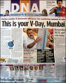 Mumbai newspaper headline