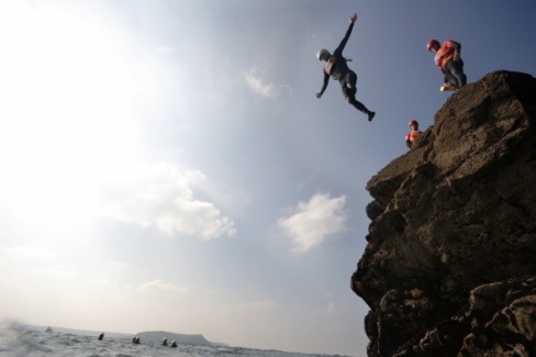 coasteering