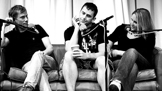 Peter Duncan, Scott Mills and Rebecca Huxtable