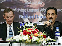 فرهاد دریا و نماینده یو ان دی پی در کابل