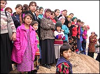 بچه های ازبک در دلورزين تپه