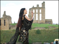 Filming at Tynemouth