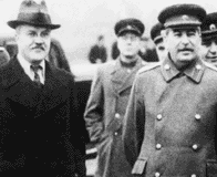 Stalin and Vyacheslav Molotov (BBC - Nikolav Obukhovich)