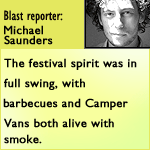 The festival spirit was in full swing.