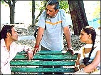 आने वाली फ़िल्म अपहरण की शूटिंग