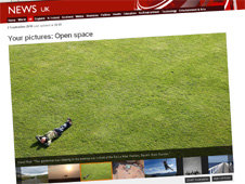 Screengrab of BBC News picture gallery