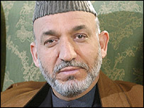 حامد کرزی رييس جمهور افغانستان