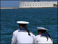 Моряки у Севастополі