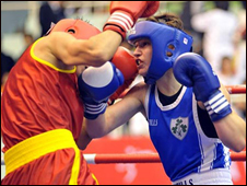 女子拳击运动员