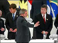 O presidente Luiz Inácio Lula da Silva em Guadalajara