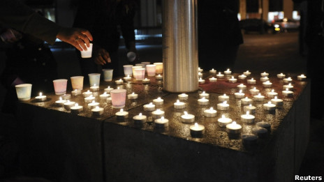 美国康涅狄格州小学枪击案悼念