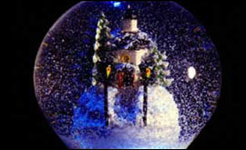 snowman in globe