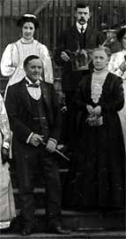 Detail: Servants to the Yorke family, 1912