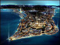 Maquete da Cidade da Seda. Foto divulgação: Eric R Khune