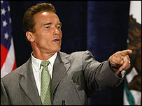 जीत के बाद अर्नाल्ड श्वार्जेनेगर