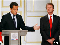 کوشنر و سارکوزی