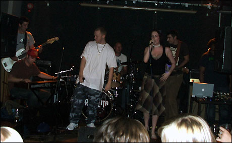 Performing live at Nottingham's The Social