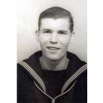 A youthful David Forbes in Naval Uniform