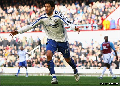 巴拉克庆祝进球