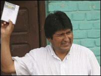 O presidente da Bolívia, Evo Morales. Foto: AP/Dado Galdieri