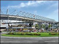 Artist's impression of Pride Plaza