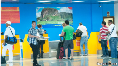 Aeropuerto en La Habana