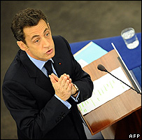 French President Nicolas Sarkozy