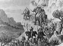 British elephant convoy (Getty Images/Hulton Archive)