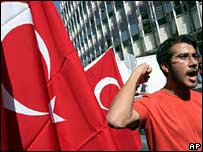 Ankara'daki ABD Büyükelçiliği önünde gösteri