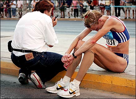 Paula Radcliffe suffered Olympic heartache four years ago in Athens when she pulled out of the marathon