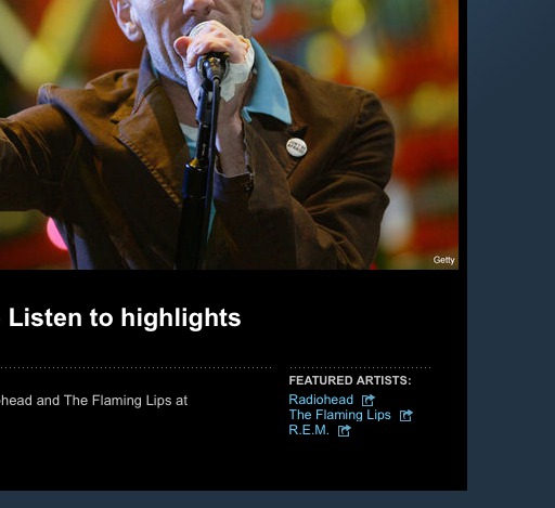 Featured artist screen gra