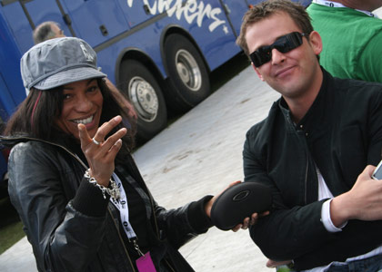 Saturday - backstage