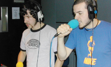 MCOD and M3 rockin' the mic in Studio 1A