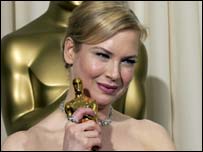 رنه زلوگر در مراسم اسکار