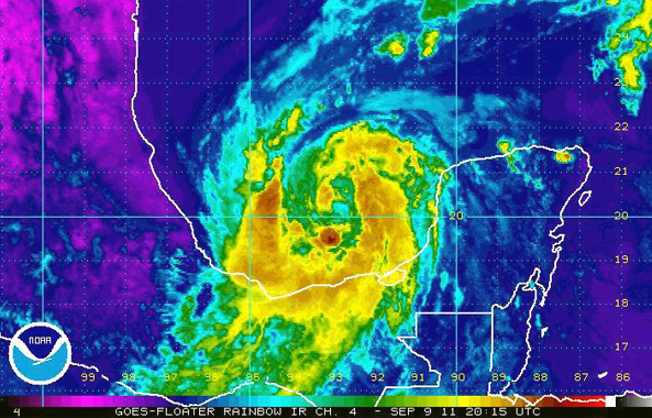 noaa goes floater satellite image nate